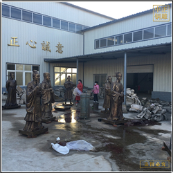 鑄銅關(guān)公 3米純銅人物雕塑