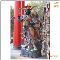 鑄銅關(guān)公 大型寺廟鑄銅四大天王佛像