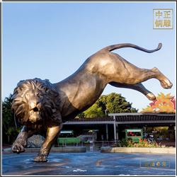 鑄銅關(guān)公 鎏金銅獅子