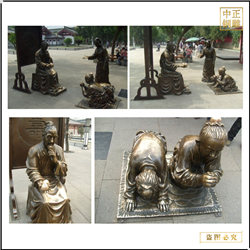 鑄銅關公 古代人物祈福銅雕塑