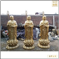 鑄銅關公 站像黃銅地藏王銅佛像