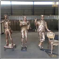 步行街賣(mài)藝人物雕塑 步行街賣(mài)藝人物雕塑