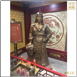 鑄銅關公 唐堯人物銅雕塑