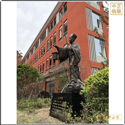 鑄銅關公 古代名人王明陽銅雕塑鑄造