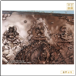 寺廟大型背景浮雕 寺廟大型背景浮雕