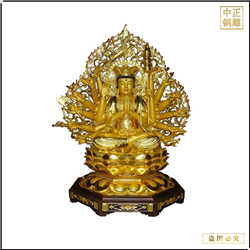 鑄銅關公 坐像千手觀音佛像定制