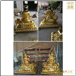 鑄銅關公 文殊普賢菩薩佛像定制