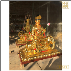 文殊普賢菩薩佛像鑄造廠家