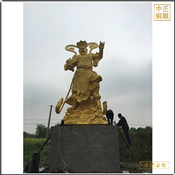 鑄銅關公 制作四大天王佛像鑄造廠家