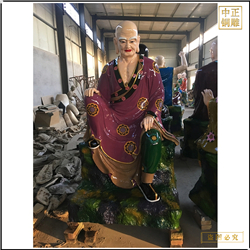 鑄銅關公 定做鑄銅十八羅漢銅佛像廠