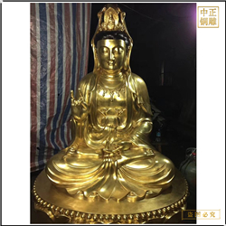 鑄銅關公 寺廟大型觀世音銅像