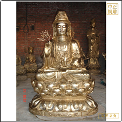 鑄銅關公 觀音銅像定制