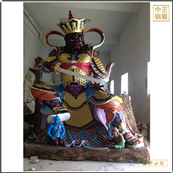 鑄銅關公 4米四大天王佛像加工廠