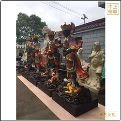 鑄銅關公 1米鑄銅四大天王佛像鑄造廠