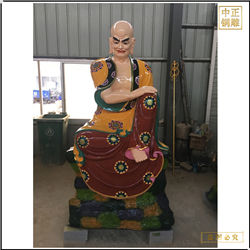 鑄銅關(guān)公 十八羅漢銅佛像批發(fā)