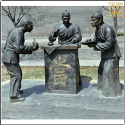 鑄銅關(guān)公 古代典當(dāng)人物雕塑鑄造