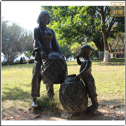 鑄銅關公 園林人物景觀雕塑