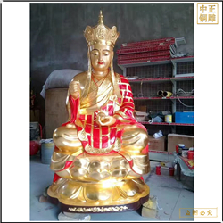 鑄銅關(guān)公 坐式地藏王佛銅雕