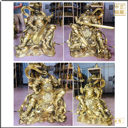 鑄銅關公 寺廟佛堂四大天王佛像