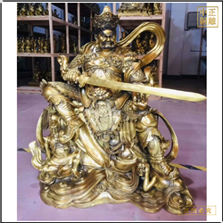 鑄銅關公 鑄銅四大天王佛像雕塑