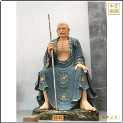 鑄銅關公 出售十八羅漢銅佛像雕塑