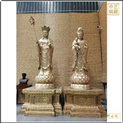 鑄銅關(guān)公 站像銅佛像鑄造