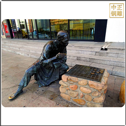 鑄銅關公 商業街景觀雕塑