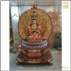 鑄銅關公 千手觀音菩薩銅像定做