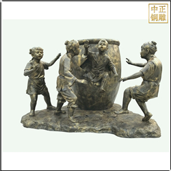 鑄銅關(guān)公 司馬光砸缸人物景觀雕塑