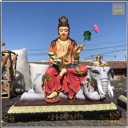 鑄銅關(guān)公 定制文殊普賢銅佛像