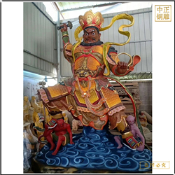 鑄銅關(guān)公 站像四大天王佛像定制
