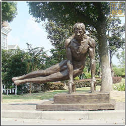 鑄銅關公 定做校園運動雕塑