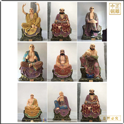 鑄銅關公 鑄銅十八羅漢銅佛像制作
