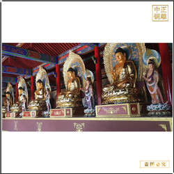 鑄銅關公 寺廟釋迦牟尼佛像雕塑