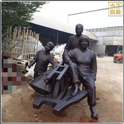 鑄銅關公 廣場民俗雕塑