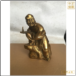 鑄銅關公 貼金十八羅漢銅雕塑鑄造廠