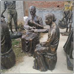 鑄銅關公 中醫文化雕塑