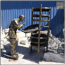 鑄銅關公 中醫文化人物雕塑價格