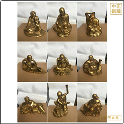 1.8米十八羅漢銅佛像