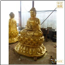 鑄銅關(guān)公 純銅釋迦牟尼佛像定制