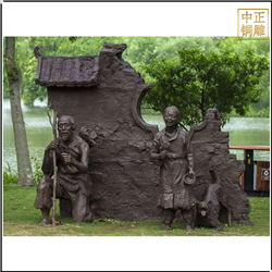 鑄銅關(guān)公 園林景觀雕塑