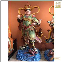 鑄銅關(guān)公 5米鑄銅四大天王佛像廠