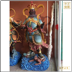 鑄銅關(guān)公 廟宇四大天王佛像鑄造廠