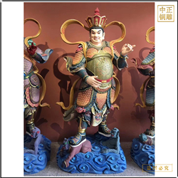 鑄銅關(guān)公 小型四大天王神像