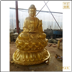 鑄銅關(guān)公 釋迦牟尼佛銅像定制