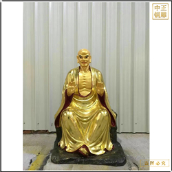 鑄銅關公 供應銅十八羅漢銅佛像批發(fā)