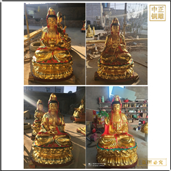 鑄銅關公 鑄造觀音菩薩銅像