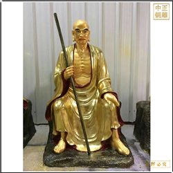 鑄銅關公 十八羅漢銅佛像鑄造廠家