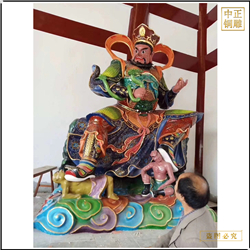 鑄銅關公 4米四大天王銅雕制作廠