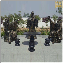 鑄銅關(guān)公 廣場(chǎng)大型景觀人物銅雕塑